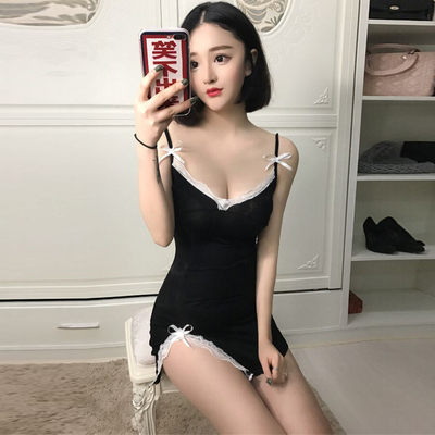 夜场女款裙子女夏2017新款包臀性感夜店装甜美低胸细吊带连衣裙女-淘宝网