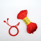 Китай узловой веревочный материал № 5 Линия 6 Шелковая линия красная веревка с колдовством поведение DIY Ручная веревка для бретельских браслетов