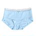 Quần lót nữ Fu Nilai mùa thu mới cotton mid-eo ren gợi cảm liền mạch quần short nữ 2 dải 3145 quần lót nam cotton Giữa eo