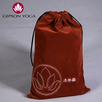 Бархатная система хранения для йоги, сумка, одежда для йоги, бархатный тканевый мешок