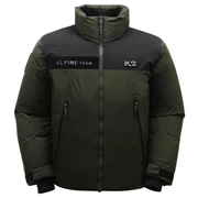 K2 Hàn Quốc thư trực tiếp 19 mùa đông nam ấm ngỗng xuống cổ áo dây kéo màu ngắn đoạn giản dị xuống áo khoác KMW19515 - Thể thao xuống áo khoác