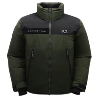 K2 Hàn Quốc thư trực tiếp 19 mùa đông nam ấm ngỗng xuống cổ áo dây kéo màu ngắn đoạn giản dị xuống áo khoác KMW19515 - Thể thao xuống áo khoác áo khoác lông vũ adidas