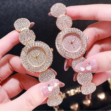 Производитель Новые браслеты Женские модные бриллиантовые кварцевые часы DZG Полные часы Женские часы