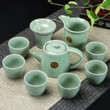 Чай, чашка, комплект, глина, чайный сервиз, заварочный чайник, простой и элегантный дизайн
