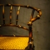 Bài hát phong cách tre tròn ghế tay vịn bao quanh ghế Taishi ghế giải trí tre ghế tựa lưng ghế trà chủ ghế thủ công không gian trà Cái ghế