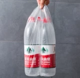 Одноразовый пластиковый мусорный мешок, на шнурках, увеличенная толщина