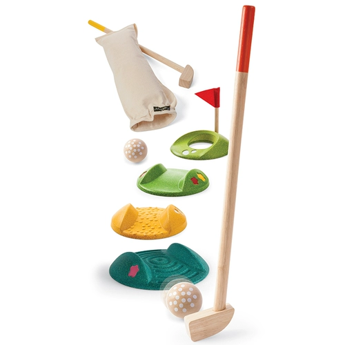 Thai Plantoys Mini Golf Set Set Openoor Sports Movement Деревянные спортивные игрушки