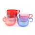 4 túi Tupperware Authentic Mini Water Cup 190ML Crystal Beauty Cute Cup Cup Cà phê Đơn bình nước giữ nhiệt lock&lock Tách