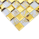 Самостоятельная хрустальная стеклянная мозаичная плитка телевизор Фоновая стена ktv grinting redge redge smeable зеркальный крыльцо наклейка на стены крыльца