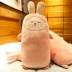 Dễ thương siêu nhỏ thỏ trắng dễ thương đồ chơi búp bê giường búp bê cô gái gối để đi cùng bạn ngủ búp bê búp bê lớn - Đồ chơi mềm Đồ chơi mềm