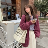 Покажите Amiu Teng Yujia [3 Color Qifeng Cardigan] Тяжелые рабочие лошади, рукава фонаря непобедимы и худые!