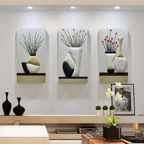 Современное и минималистичное свежее трехмерное украшение для гостиной, 3D