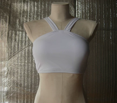 Раздельный купальник, черная белая униформа