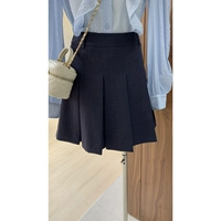 Весенняя юбка в складку, летнее защитное белье, штаны, универсальная мини-юбка, плиссированная юбка, высокая талия, в корейском стиле