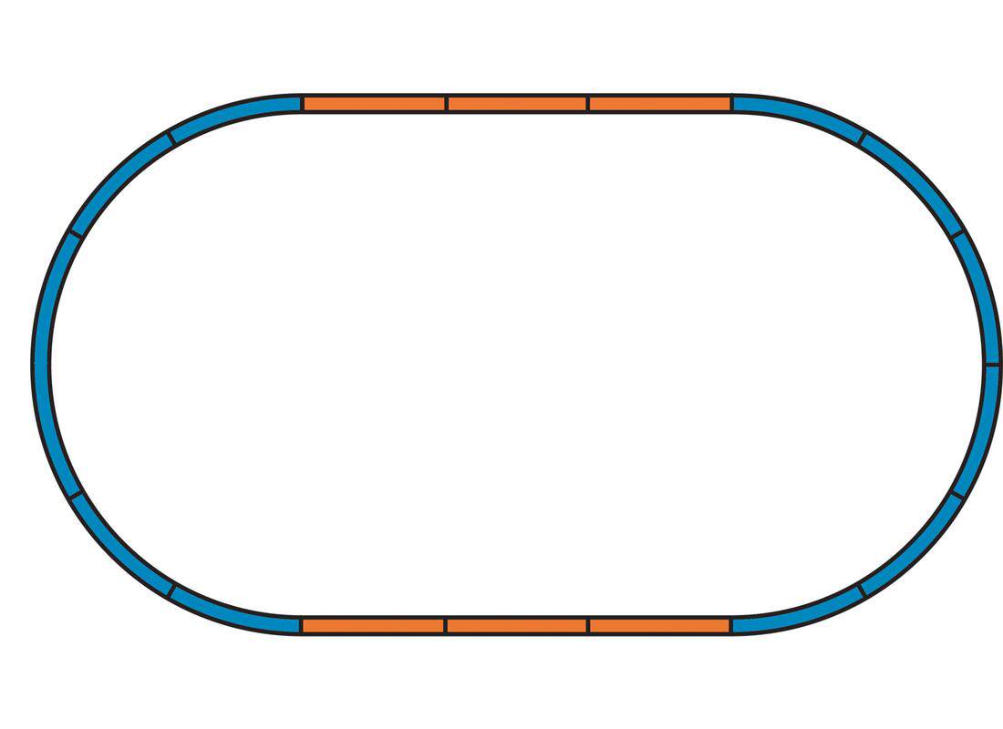 Piko, модель поезда, комплект с рельсами, масштаб 1:87, новая версия
