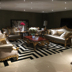 Kiểu Mỹ Biệt thự sang trọng phòng khách phong cách châu Âu vải sofa sofa da kết hợp của đồ gỗ nội thất khách sạn tân cổ điển rắn - Ghế sô pha sofa góc Ghế sô pha