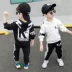 Quần áo bé trai kgk phù hợp với 140 kiểu nước ngoài 2020 đồng phục đội kk mới Lee bây giờ với cùng quần áo trẻ em đôi g Hàn Quốc - Phù hợp với trẻ em
