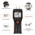 đồng hồ đo độ ẩm không khí công cụ chuyên nghiệp! Máy đo độ ẩm kỹ thuật số treo tường gỗ Chulaomei có màn hình LCD đo độ ẩm sàn máy đo độ ẩm gỗ máy đo nhiệt độ độ ẩm Máy đo độ ẩm