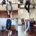 Nhà máy bán buôn trực tiếp gian hàng cung cấp mùa xuân Quần jean nữ Hàn Quốc quần jeans thời trang lỏng lẻo - Cộng với kích thước quần áo áo thun nữ form rộng Cộng với kích thước quần áo