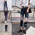 Nhà máy bán buôn trực tiếp gian hàng cung cấp mùa xuân Quần jean nữ Hàn Quốc quần jeans thời trang lỏng lẻo - Cộng với kích thước quần áo áo thun nữ form rộng Cộng với kích thước quần áo