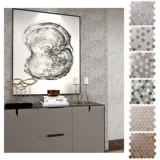 Шестиугольный мозаичный телевизор Фон Фон Стена Отель фон Бар Стена Стенная Мозаика Плитка