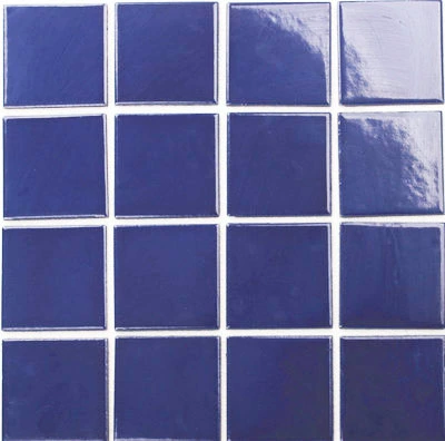 Синий 73x73 Керамическая бумага кожаная каменная мозаика небольшая квадратная кирпичная стена кирпичной бассейн