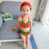 Trẻ em mùa hè đồ bơi cô gái cô gái Hàn Quốc dễ thương đồ bơi bé bé Xiêm chia bộ bikini công chúa Đồ bơi trẻ em