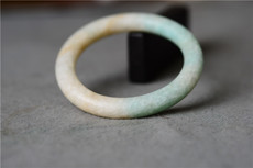 Подвеска для автомобиля 清代老翡翠春带彩手镯子内径51.2mm包老包真包a品相完整古玉老玉