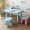 Bàn ghế trẻ em bằng nhựa và kết hợp ghế đẩu Đồ chơi trẻ em bàn viết bàn học kết hợp bàn ghế - Phòng trẻ em / Bàn ghế ghế nhún cho bé