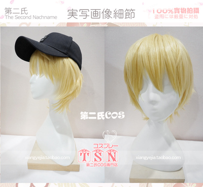 taobao agent 第二氏 Work cell killing T cell handsome blonde COS wig E-25