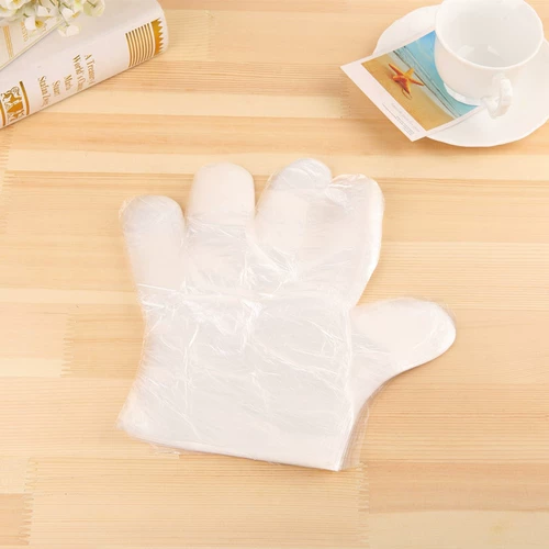 Домашние неполноценные фирменные перчатки, пища, палец домохозяйства для красоты, прозрачные перчатки Sanxion Gloves 100