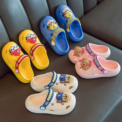 Детские летние тапочки для мальчиков для девочек, детская нескользящая обувь для раннего возраста