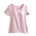 Áo thun nữ tay ngắn mùa hè với miếng đệm ngực có thể mặc bên ngoài ly một chiếc áo cotton mỏng mảnh đồ ngủ tại nhà - Pyjama bộ mặc nhà Pyjama