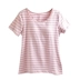 Áo thun nữ tay ngắn mùa hè với miếng đệm ngực có thể mặc bên ngoài ly một chiếc áo cotton mỏng mảnh đồ ngủ tại nhà - Pyjama