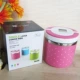 8503 Lunch Box Pink Wave Point