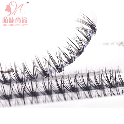 3D ba chiều bờm ghép lông mi giả tóc tự nhiên dày quăn đen mềm duy nhất cụm 20 loại lông mi