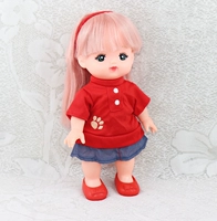 Phụ kiện quần áo búp bê Milu Xiaomei Le áp dụng ngọn + băng tóc + váy ngắn cô gái mặc đồ chơi hơn 58 bê barbie