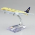 1: 300 tĩnh mô phỏng máy bay mô hình hợp kim đồ chơi máy bay chở khách đồ trang trí Boeing 737 Saudi Airlines 12.5 cm