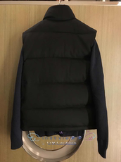 Пуховик мужской 英国instyle栗栗直邮prada 翻领拉链宽松男士羽绒背心sgb717