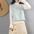 Trung Quốc retro văn học bông quilted vest phụ nữ mùa thu và mùa đông ngắn Trung Quốc nút áo sơ mi áo cotton áo phao nữ dáng dài Áo vest