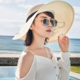 Блестки для ногтей, пляжная складная солнцезащитная шляпа, в корейском стиле, защита от солнца