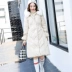 2018 mới eo giảm béo áo khoác Hàn Quốc dày siêu fox fur Slim dài xuống áo khoác nữ triều Xuống áo khoác