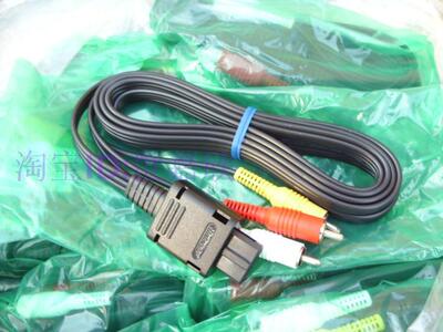 Инвентаризация нового продукта Nintendo NGC Оригинал AV Line SFC Video Cable N64 Общее специальное предложение 25