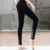 Mùa thu đông chuyên nghiệp gầy cao eo thon chín điểm cao tập luyện thể thao khâu quần cotton yoga nữ yoga thảm tập yoga tpe Yoga