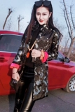 Этническая длинная осенняя ретро модная куртка, этнический стиль, средней длины, китайский стиль, с вышивкой, свободный крой