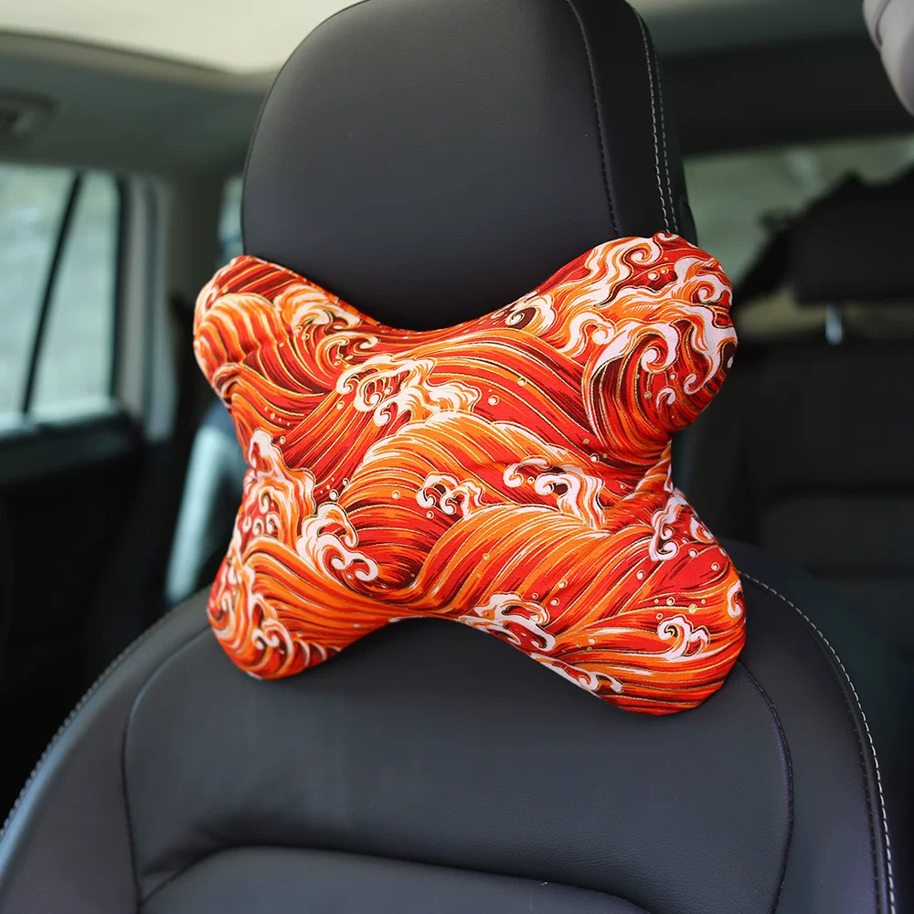 Japanese modified retro neck pillow, for luck