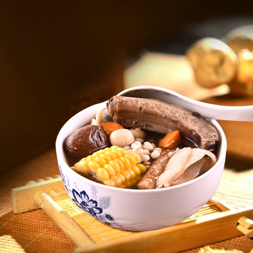 Si Rice Yuzhu Lily Soup чистый и питательный суп из супа Гуандун.