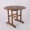 Laixin lasun đồ gỗ ngoài trời gỗ rắn 90 bàn tròn giải trí bàn cà phê ban công bàn ghế kết hợp bộ đồ ba mảnh - Bàn ghế ngoài trời / sân