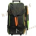 PYRAMID mới bánh xe nhỏ bánh xe đôi lever đôi túi bóng đôi bóng túi bowling bag 2 túi bóng màu xanh lá cây orange