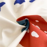 Ins ins wind wind cotton cotton cute printing bed Одиночный кусок чистого хлопка 100 детского общежития для одного студенческого общежития - одно летняя девушка
